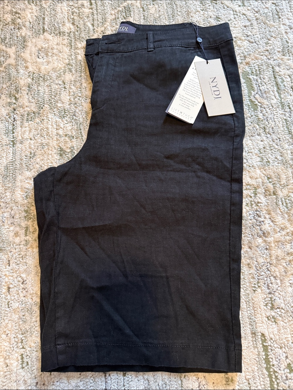NYDJ Black Bermuda Shorts with Tag